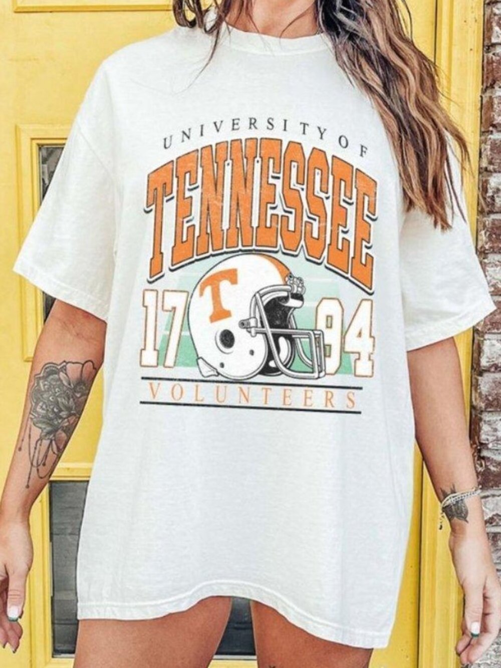 Tennessee Knoxville College Preppy Tennessee Vols Smokey Unisex Tshirt  253